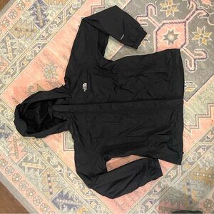 The North Face Black Hooded Rain Jacket